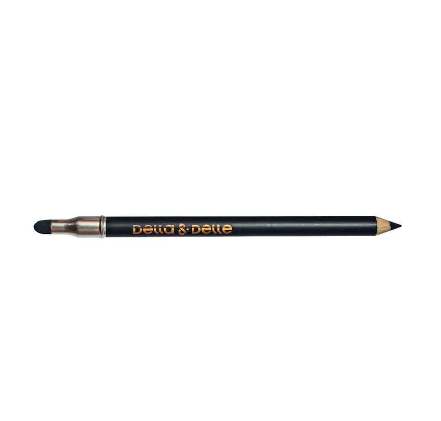 Eyeliner with smudger. The brand Della Delle can be read on the pencil.